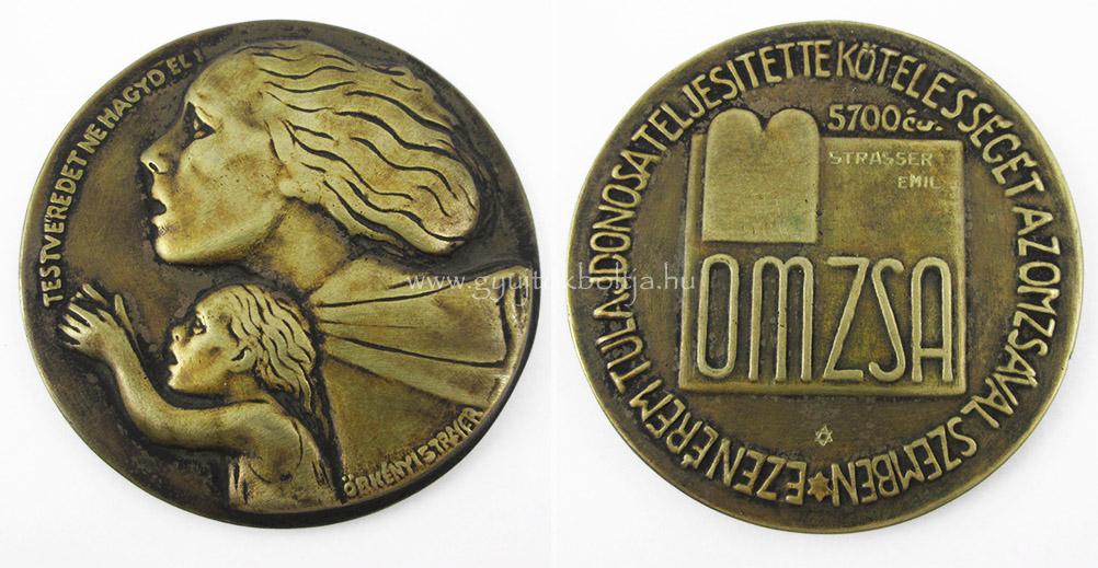 Örkényi Strasser István: OMZSA / Zsidó Segítõ Akció ~1940